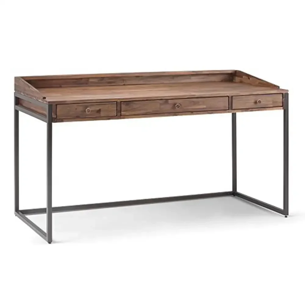 Acacia Wood Modern Industrial 60