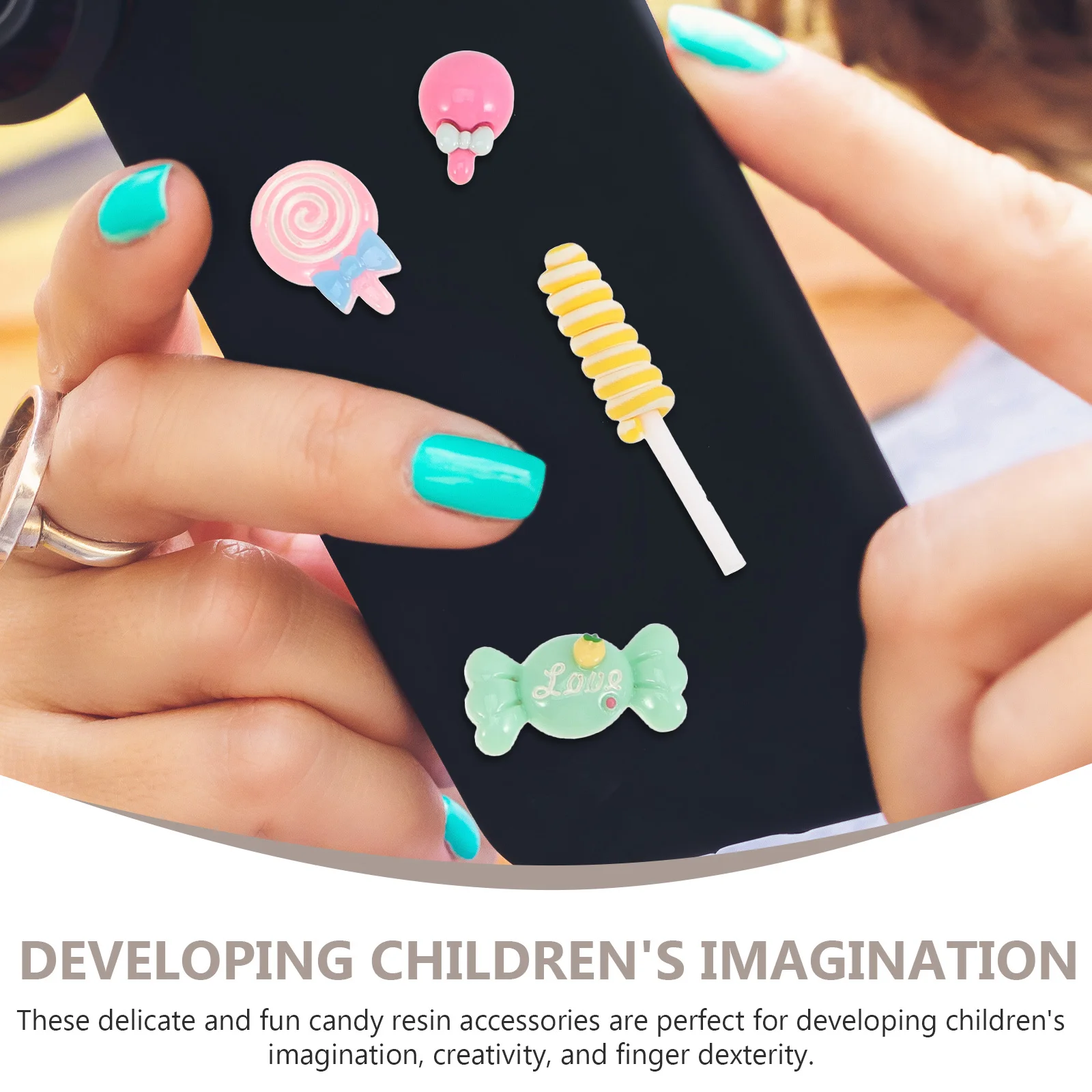 

50 шт., заколки для волос из смолы с плоской задней частью, подвески «сделай сам», украшение для телефона, набор ювелирных изделий для дизайна ногтей, аксессуары для волос «сделай сам»