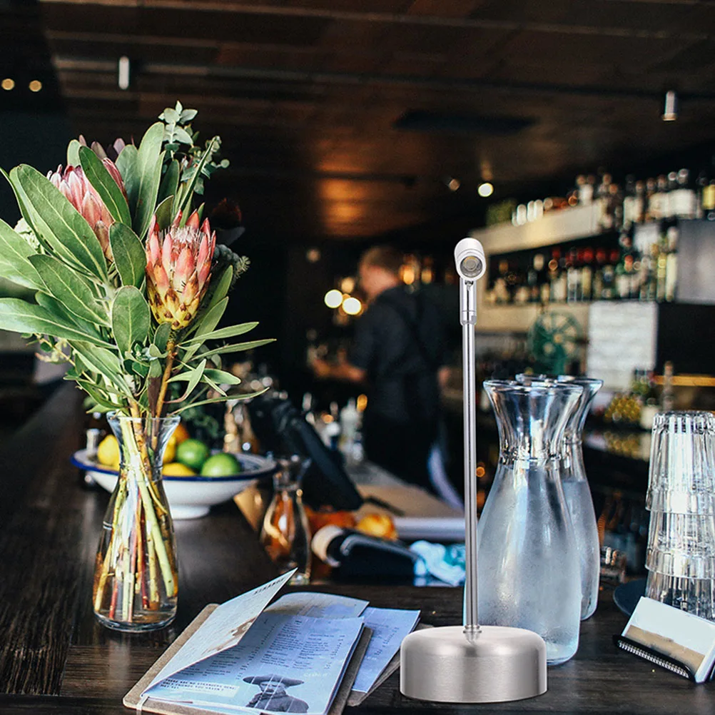 

Led Rechargeable Table Lamp High Pole Desktop Spotlight Warm Light Bedroom Decorative Lamp Cordless Reading Light For