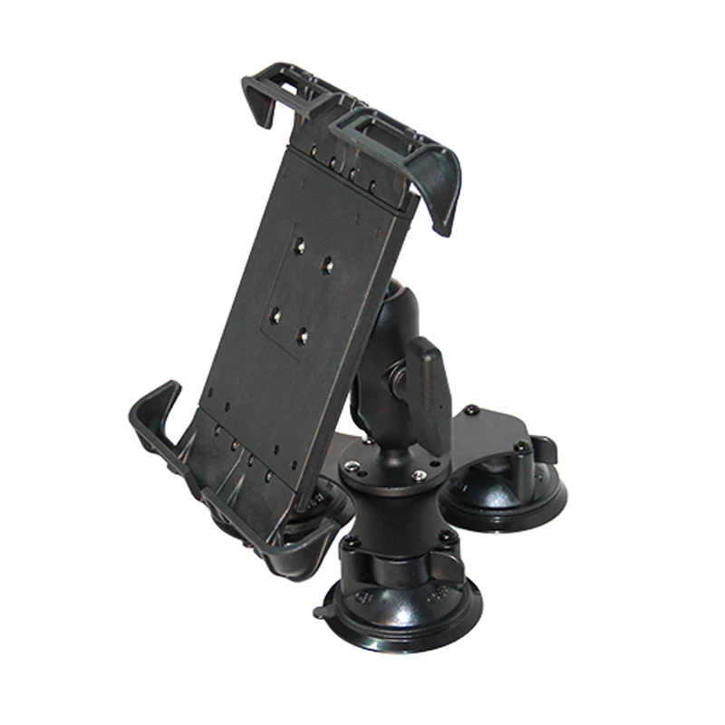 car 8-inch tablet holder suction cup with C size car tablet lock