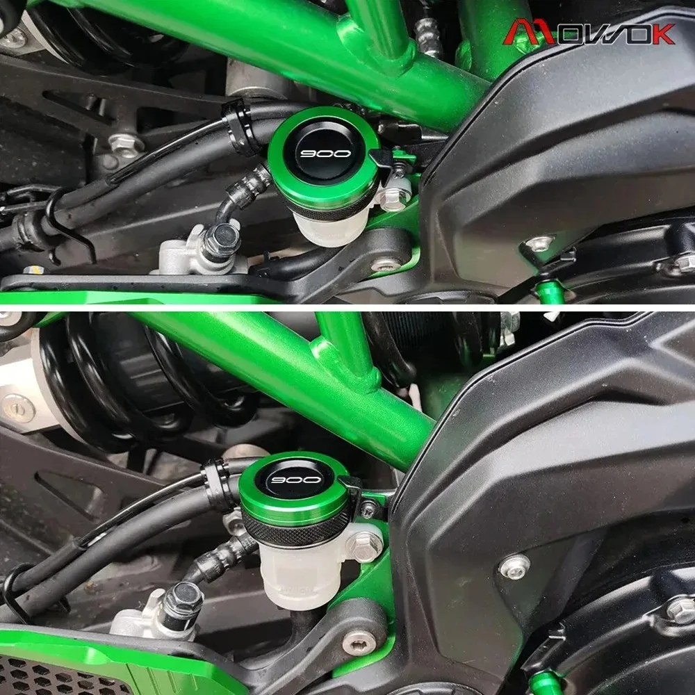 For KAWASAKI Z900 Z 900 2017-2024 Motorcycle accessories ebrake Fluid Cylinder Master Reservoir oil filler Cap guard