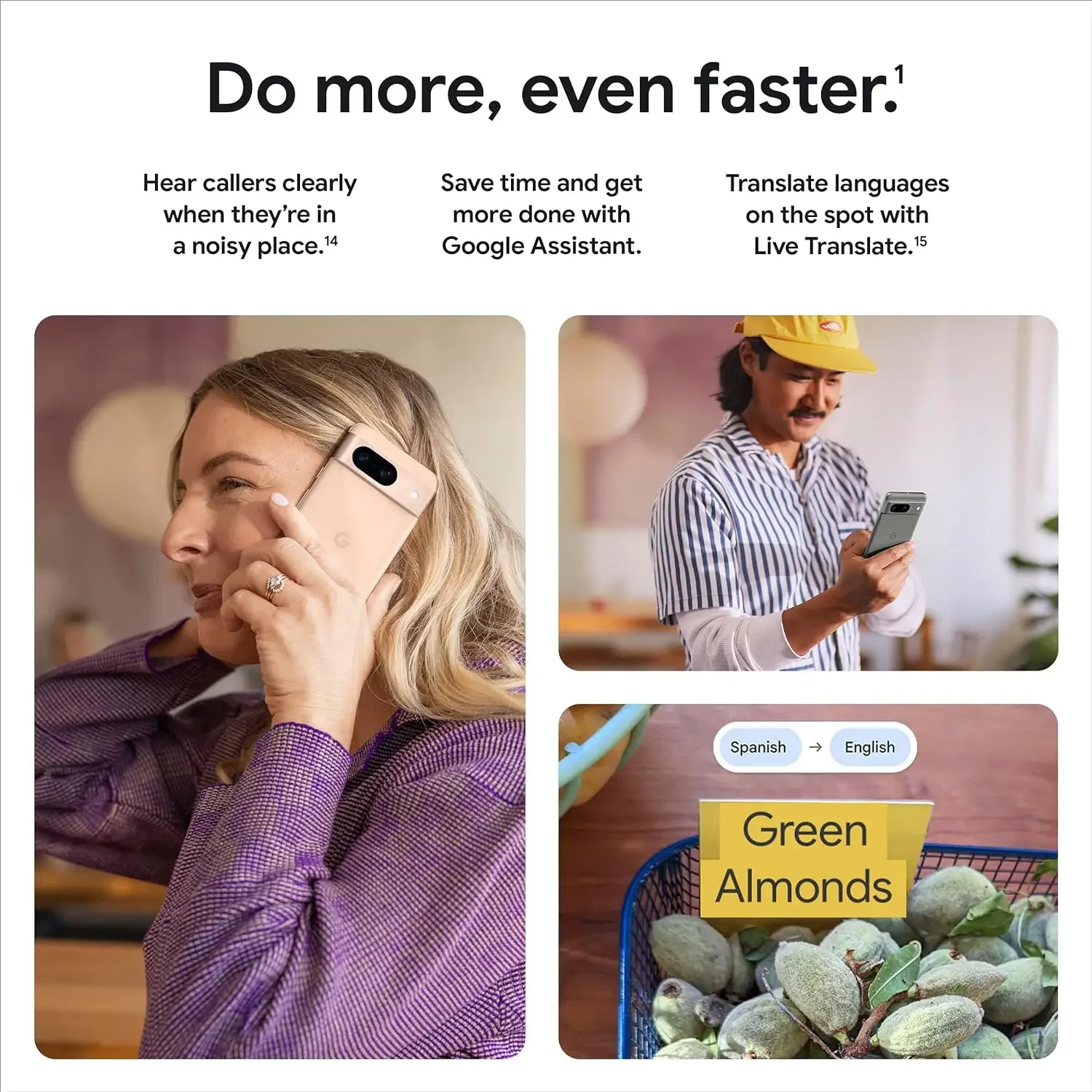 Google Pixel 8 5G Pixel8 6.2 inch OLED 8GB RAM 128/256GB ROM NFC Octa Core Google Tensor G3 Original Unlocked Android Cell Phone