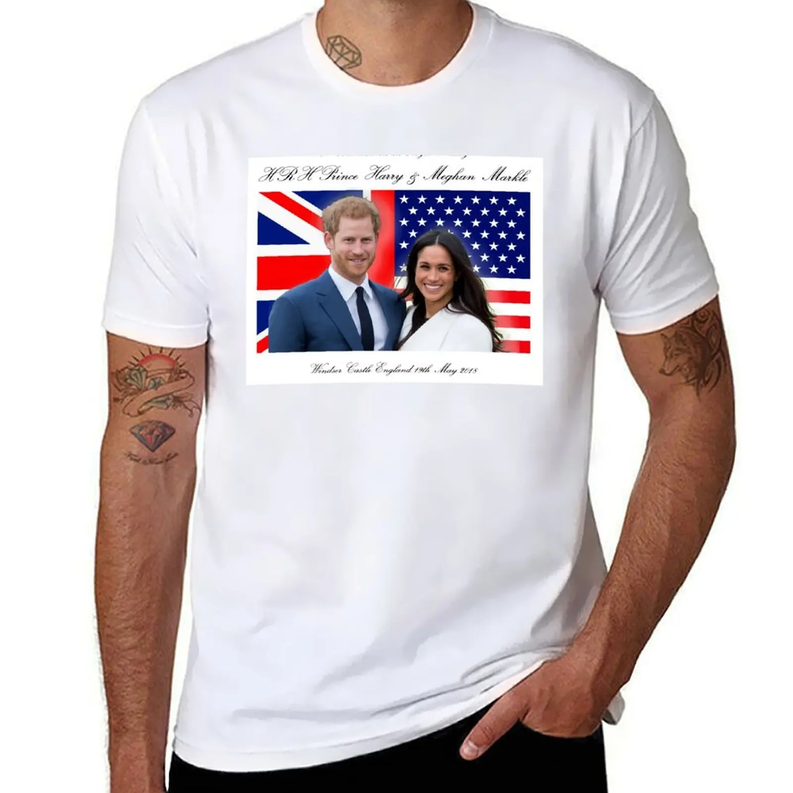 To Commemorate the Royal Wedding of HRH Prince Harry and Meghan Markle T-Shirt g man t shirts for men T-Shirt