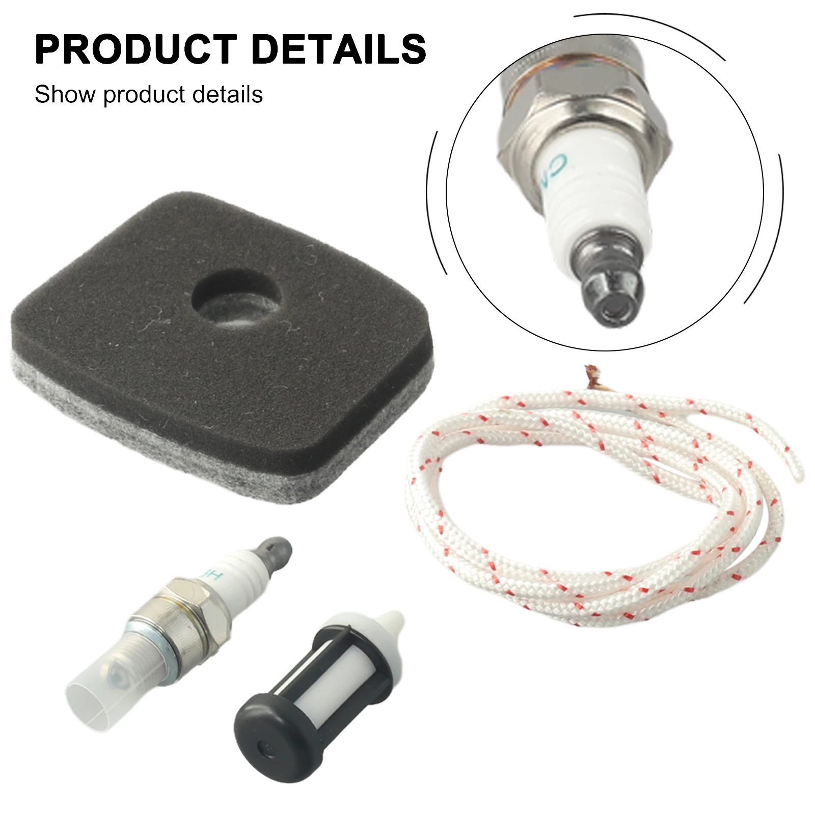 Fuel Filter Air Filter Garden Replacement SERVICE KIT Vacuums Yard 100cm X 3mm Pull Cord Accessories Leaf Blower