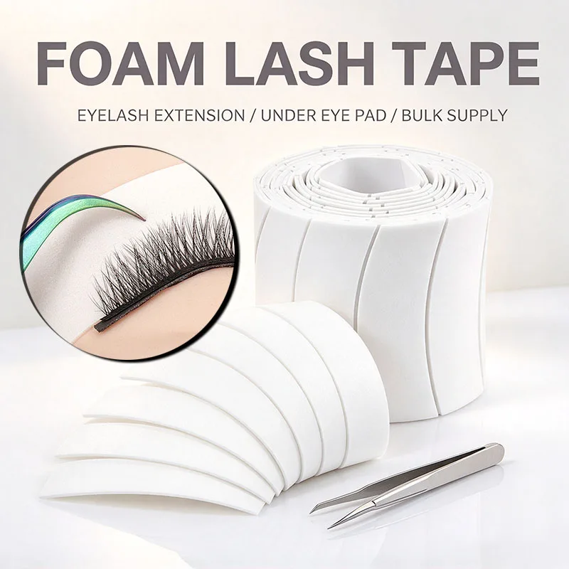 1/2/5Set 110Pcs/Roll Foam Eyelash Extension Eye Tapes Under Eye Patches Adhesive Gel Pad Stickers Eyepad Lash Makeup Accessories