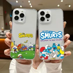 T-The S-Smurfs Phone Case For iPhone 15 14 13 11 12 Pro Max XS XR Shell