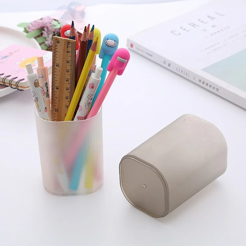 Multifunctional Desktop Storage Box Pen Holder Pencil Display Cup Simple Creative Office School Supplies Stationery Organizer