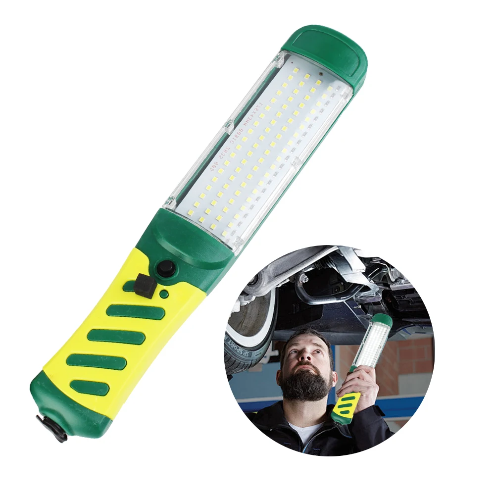 Spot evrensel süper parlak kablosuz çalışma lambası sürüş lambası 6500K 40W 80 LED boncuk ile taşınabilir anahtarı/kanca/mıknatıs