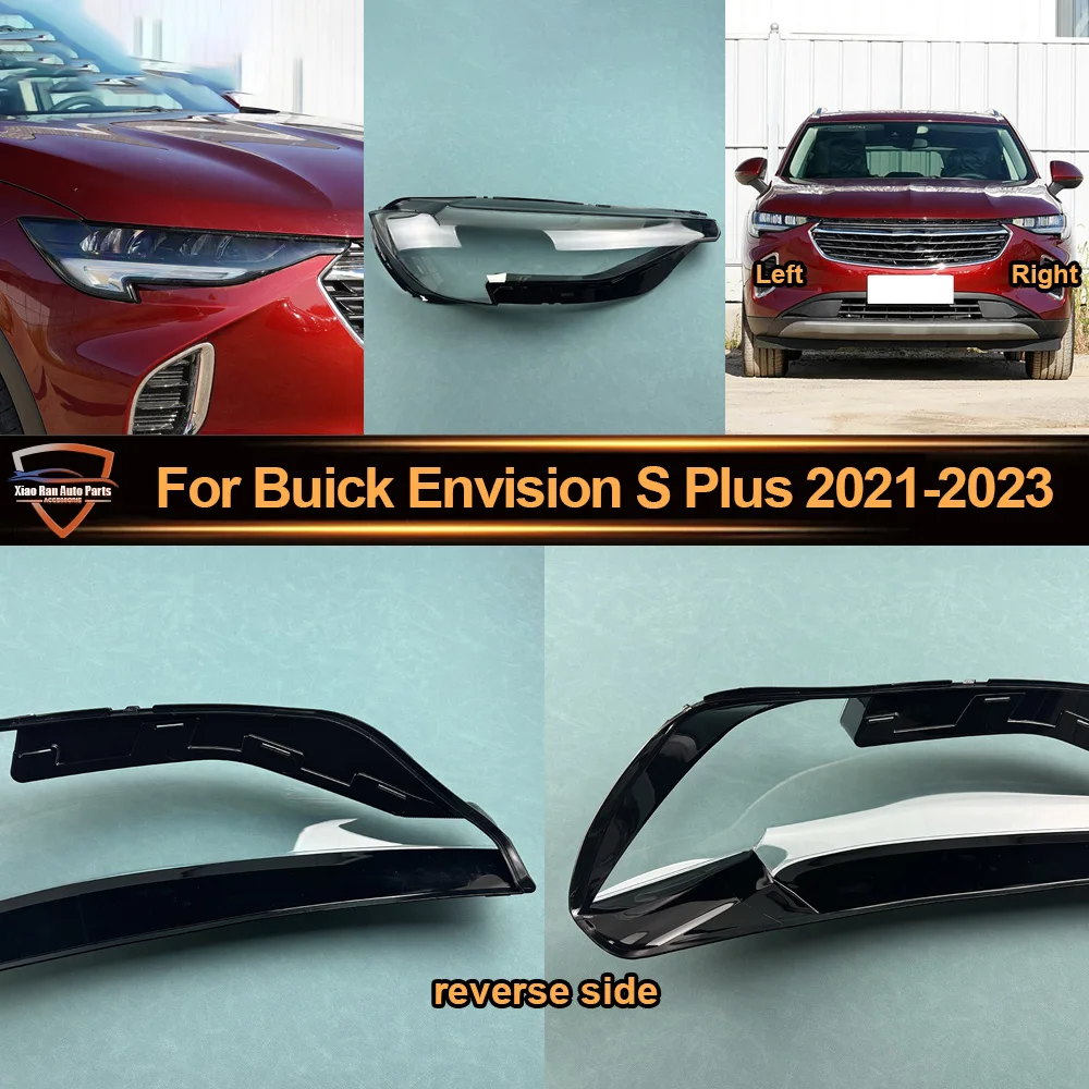 For Buick 2021 2022--2023 Envision S Plus Transparent Headlight Cover Lampshade Shell Headlamp Housing Durable Lens Plexiglass