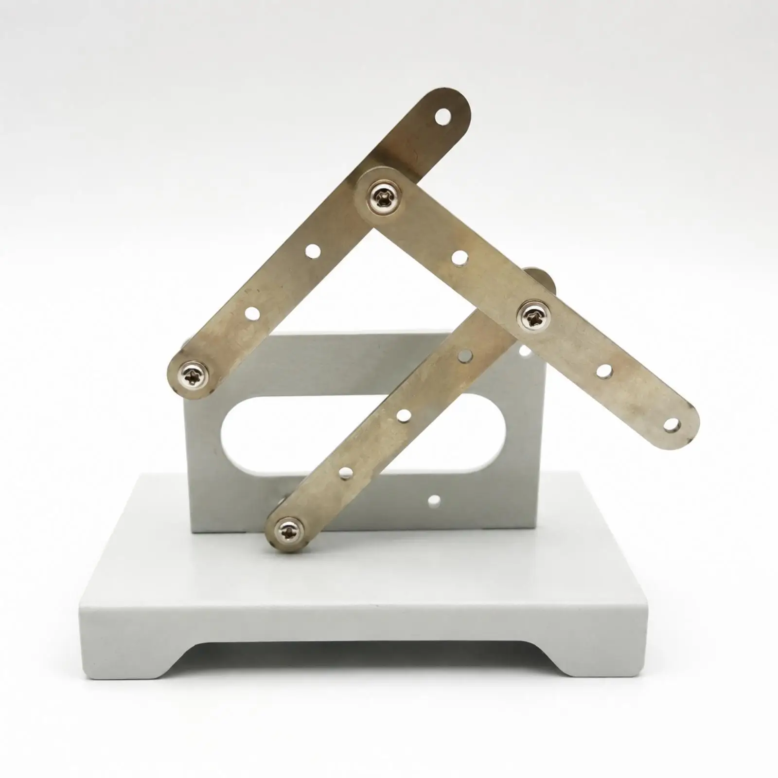 Crank Rocker Mechanism Demonstration Kit for Physics Education with Visible Moving Parts and Stable Base for Lab Use