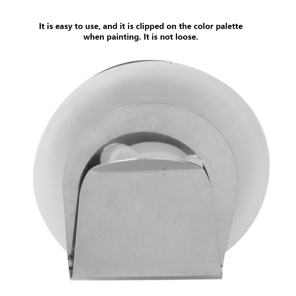 Stainless Steel Oil Painting Cup Double/Single Dipper Palette Container Cup for Drawing