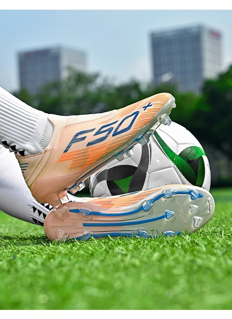 Neue ultraleichte Fußballschuhe für Herren, hochwertige, stark nachgefragte, professionelle Unisex-Fußballschuhe für Damen, TF/FG-Fußballstiefel, Futsal-Sneaker – Detail 6