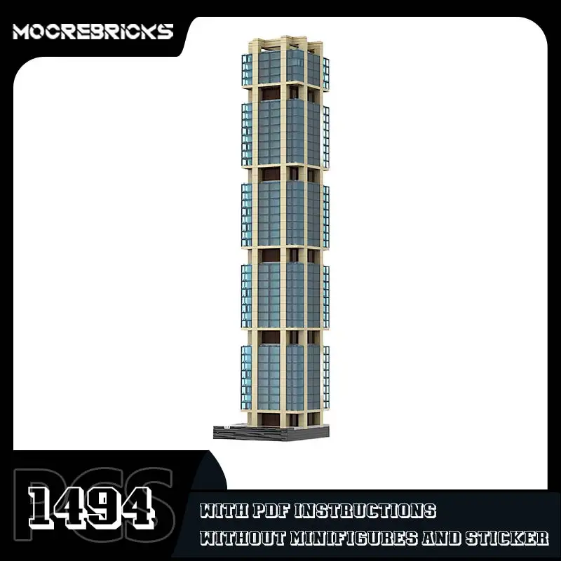 Ultieme collectie The One Model Set MOC-45980 Wereld Landmark Architectuur Bouwstenen Creatieve Bakstenen Speelgoed Verjaardagscadeaus