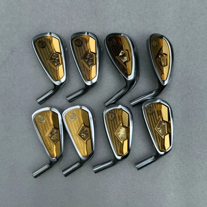 MUTSU MI HON MA AP280 Forged carbon steel with Gold chrome golf iron golf heads #5-#P,52,56( 8pcs )