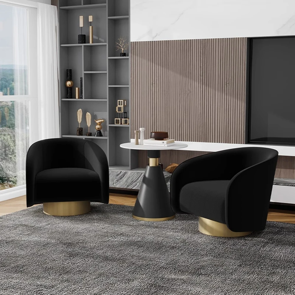 

Office Ergonomic Lumbar Support Chairs Black High Back Makeup Lounge Living Room Chair Design Luxury Silla De Salon Furnitures