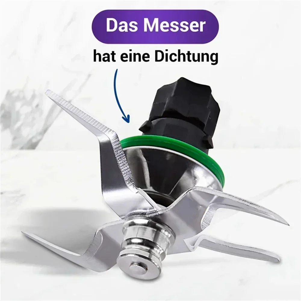 Thermomix Vorwerk TM5 Mixing Knife Replacement Blade Food Processor Thermomix Knife TM5 TM6 Replacement Accessory 4 Klingen