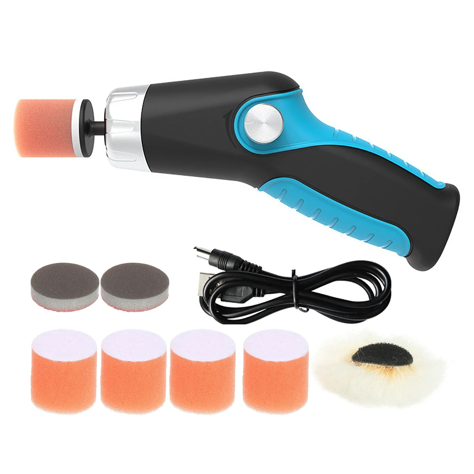 Portable Wireless Polishing Machine Mini Polishing Tool Car Polisher Waxer Car Cleaning Polishing Waxing Scratch Repair Tools