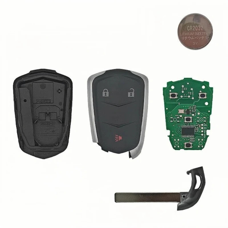 2+1 Buttons Keyless Remote Car Key 315Mhz FCC ID: HYQ2AB/433Mhz FCC ID :HYQ2EB ID46 NCF2951E Chip For Cadillac SRX 2015-2016