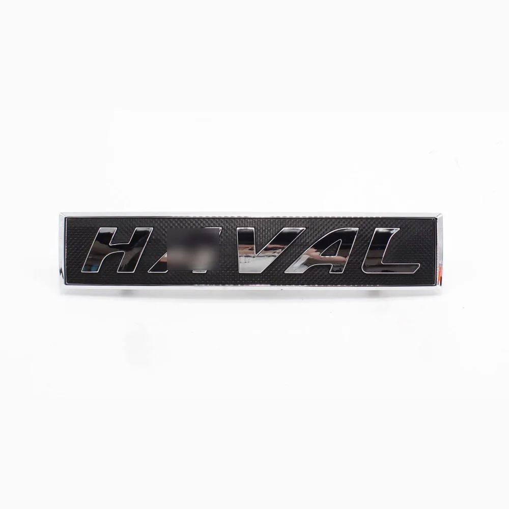 

For Great Wall GWM Haval DARGO Car Logo Cover Accessories Car Front Rear Matte Black Logo Badge Emblem Sticker