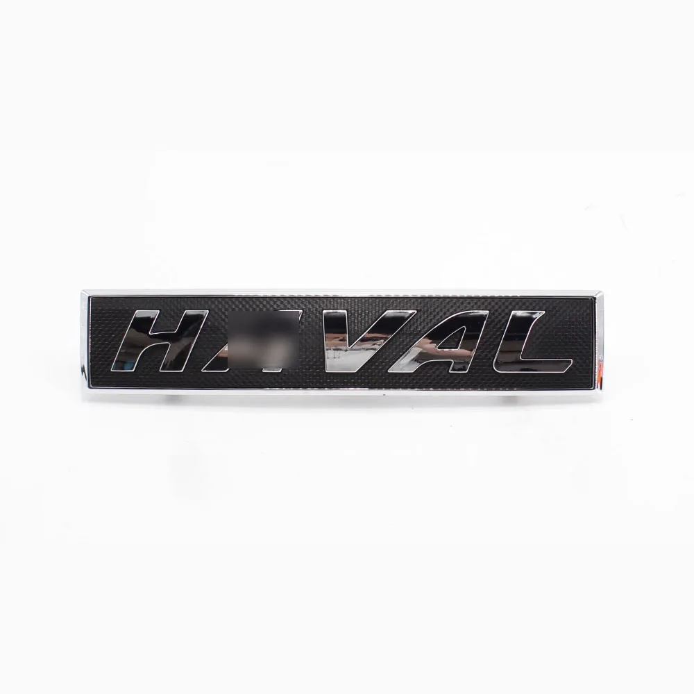 For Great Wall GWM Haval DARGO Car Logo Cover Accessories Car Front Rear Matte Black Logo Badge Emblem Sticker