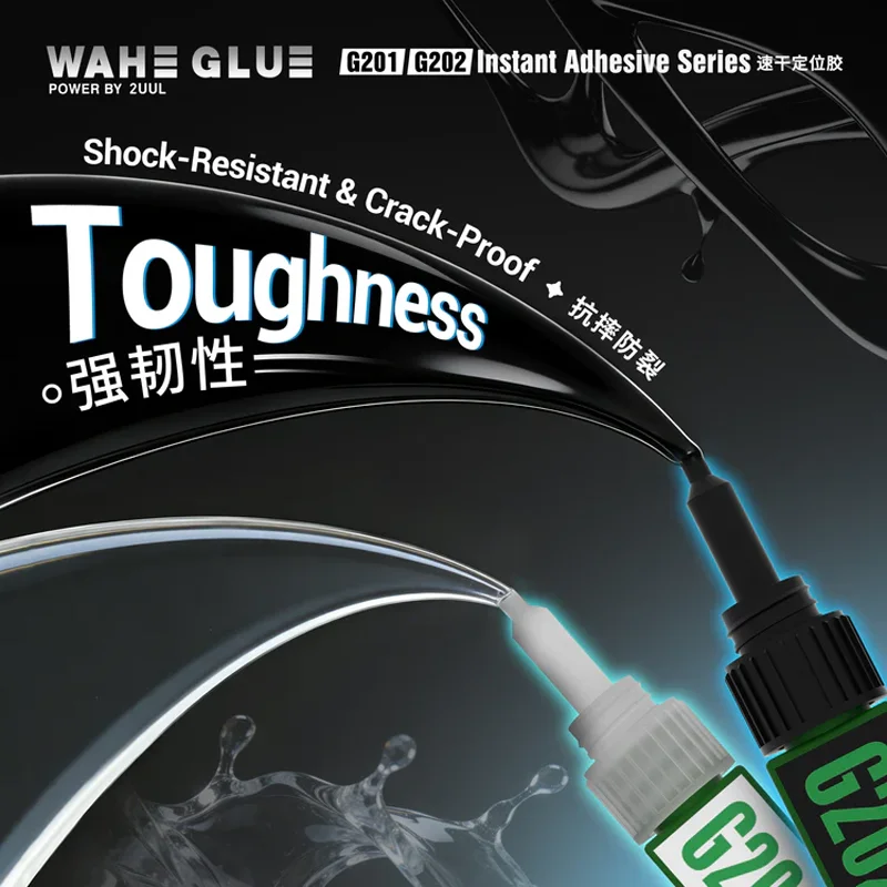 2UUL WAHE GLUE G201 G202 Instant Adhesive Fast Bonding Quick Positioning for Phone Screen Frame and Component Repair Tool