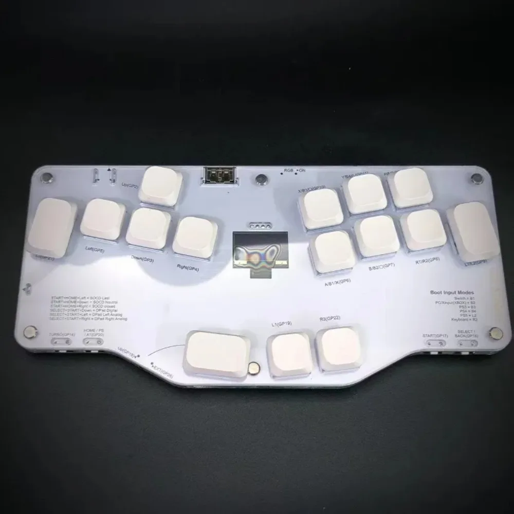 MCstudio Mixbox Wired Low Profile Hot Swap Mechanical Keyboard RGB Ergonomic Mini Keyboard Custom Fighting Gaming Accessories