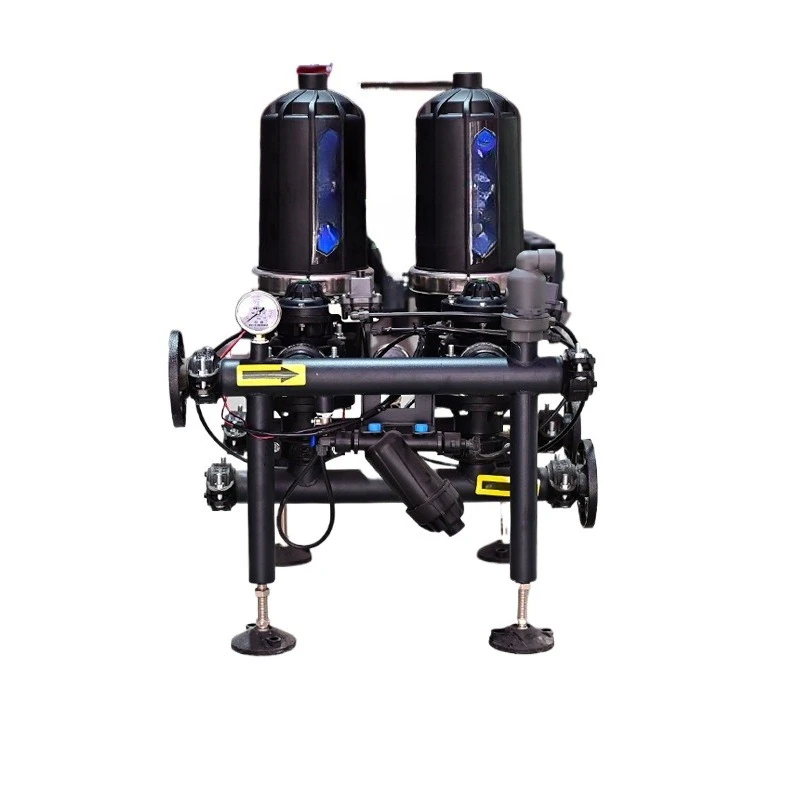 Backwash laminated filter Agricultural irrigation Fertilization mesh filter equipment set Automatic laminated filter