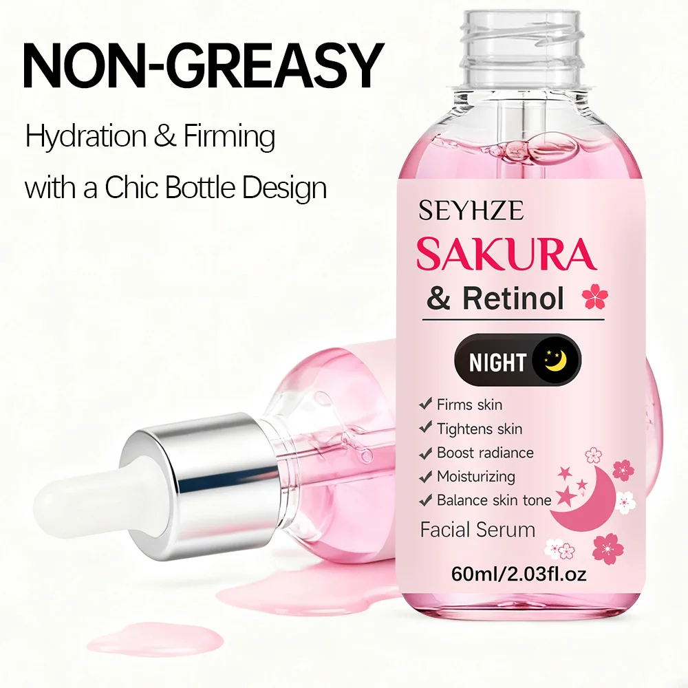 SEYHZE Sakura Retinol + Peptide Vitamin C Double Moisturizing