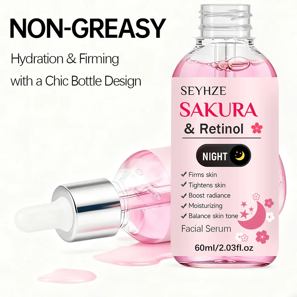 SEYHZE Sakura Retinol + Peptide Vitamin C Double Moisturizing
