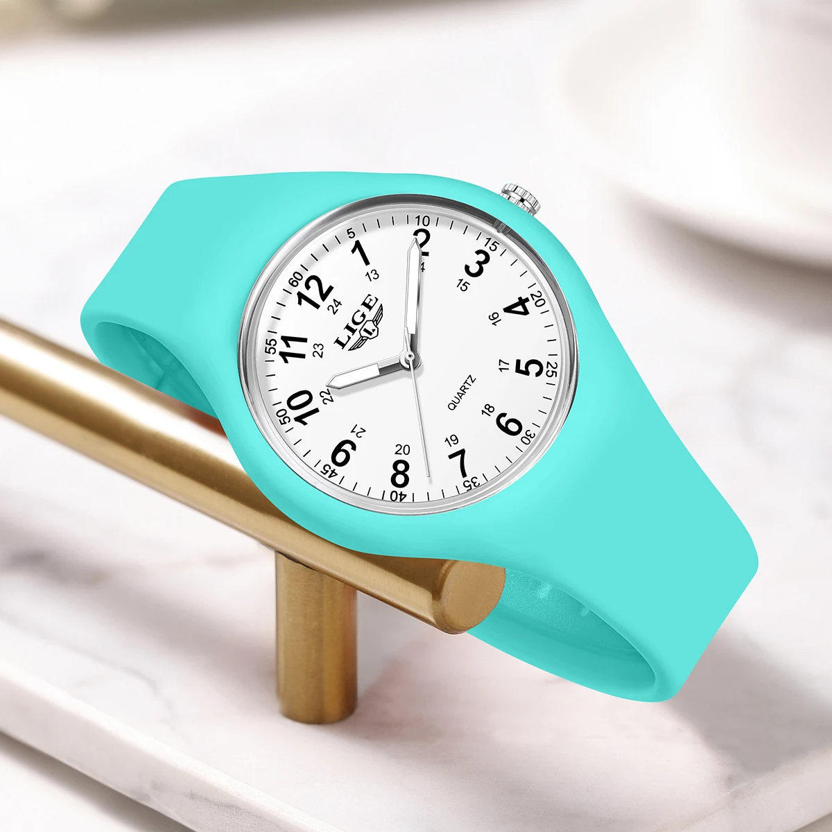LIGE New Teenagers Men Watches Cute Kids Watches Women Sports Cartoon Watch for Girls Boys Rubber Children's Wristwatches Reloj