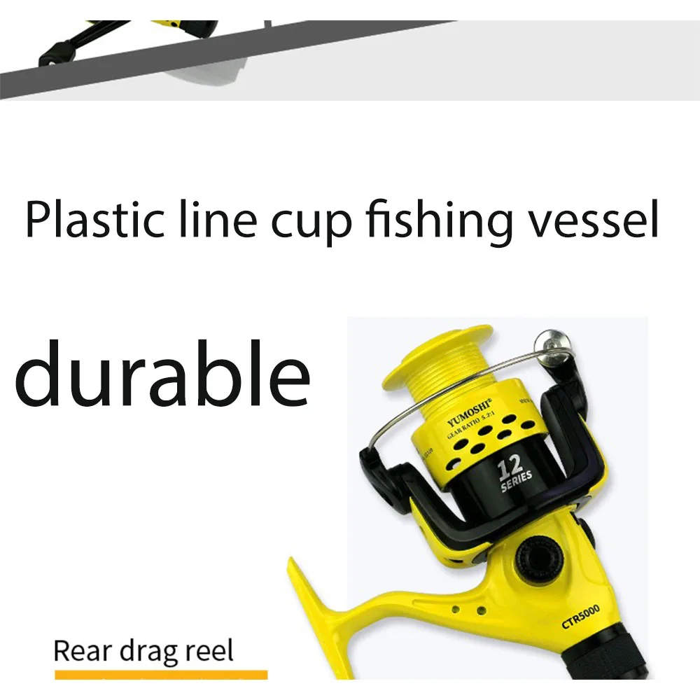 Reel Fishing Tools Fishing Supplies Tackle Rotating Reels Retractable Extension Cord Spinreels Goods For Accessory Things Stuff