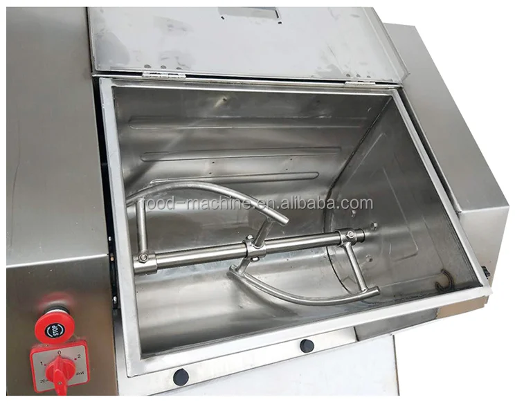 50 كجم سعة كبيرة خلاط دقيق من الفولاذ المقاوم للصدأ آلة خلط عجين الطعام #3