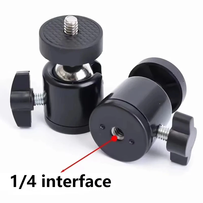 1/4 Mini Kugelkopf Schwenkschraube Stativ Kugelkopf Telefone Stehen Einbeinstativ Mount Adapter Für Kameras Stative Mount Adapter Zubehör