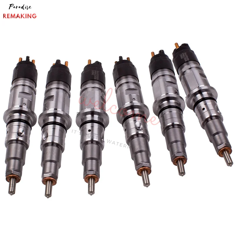 25003500 6.7L Pickup 4X4 0445120185 0986435518 044512055 Diesel Fuel Injector Fits for Dodge Ram