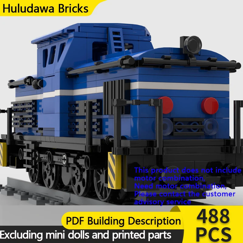

City Car Model MOC Building Bricks Br 106 Diesel Locomotive Modular Technology Gifts Holiday Assemble Children Toys Suit