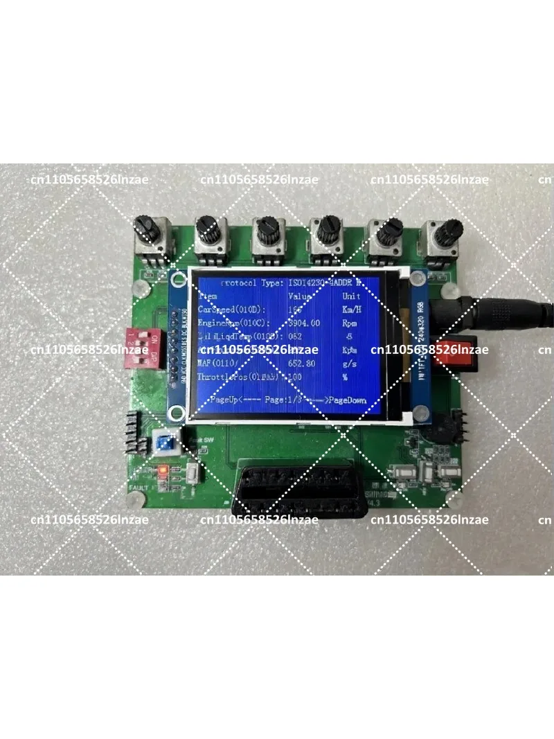 OBD2 ECU J1939 Emulator ELM327 Test Development Tool for Vehicle Diagnostics