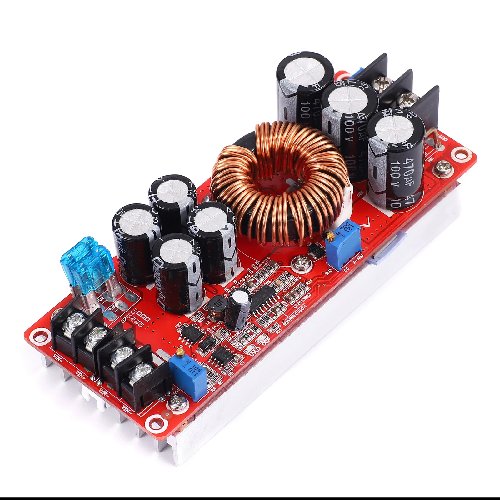 1200W 20A DC-DC Boost Converter Step Up Power Supply Module 10-60V to 12-90V Adjustable Voltage Regulators