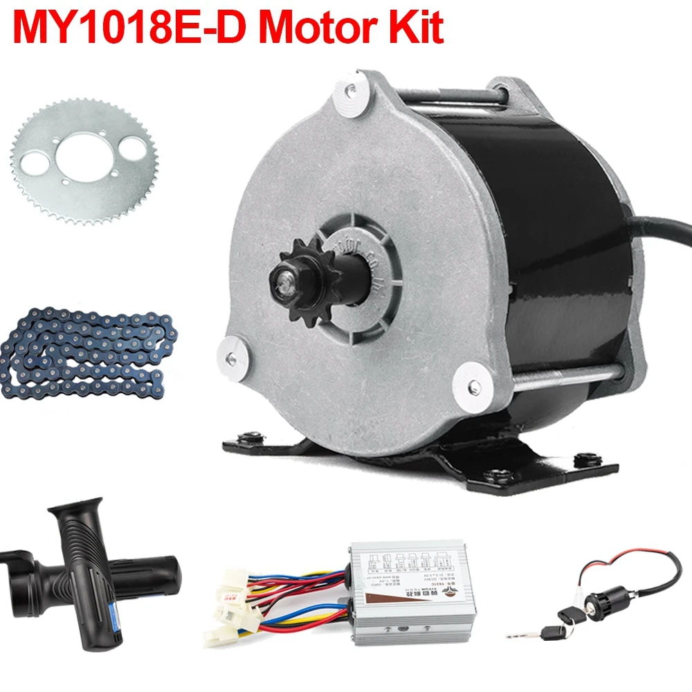 電動自転車用ブラシモーターキット,MY1018E-D, 36V, 500W,高速ギア