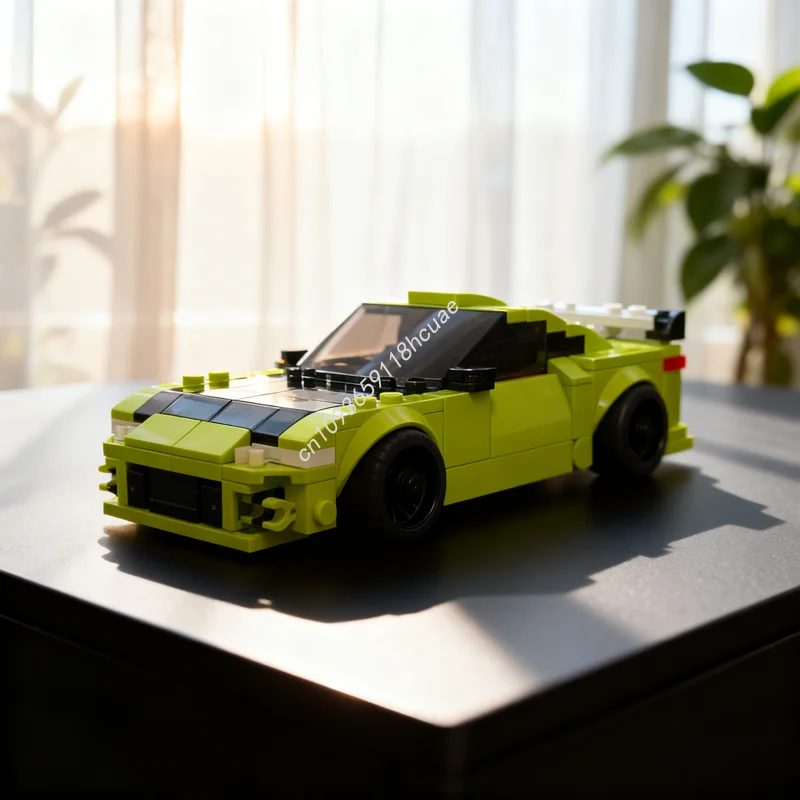 

294pcs MOC Brian O Conner S Mitsubishi Eclipse City Champions Super Car Model Building Blocks Architecture Christmas Gifts Toy