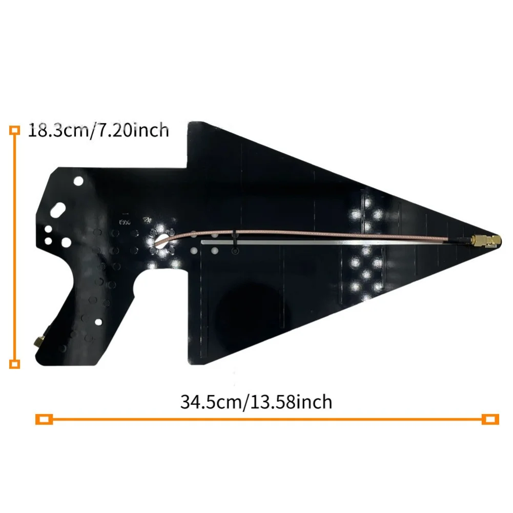 Linear Polarization 40*18.5*2cm Directional Signal Locator 6.5dB Gain 600MHz To 10GHz Measurement Compact Design
