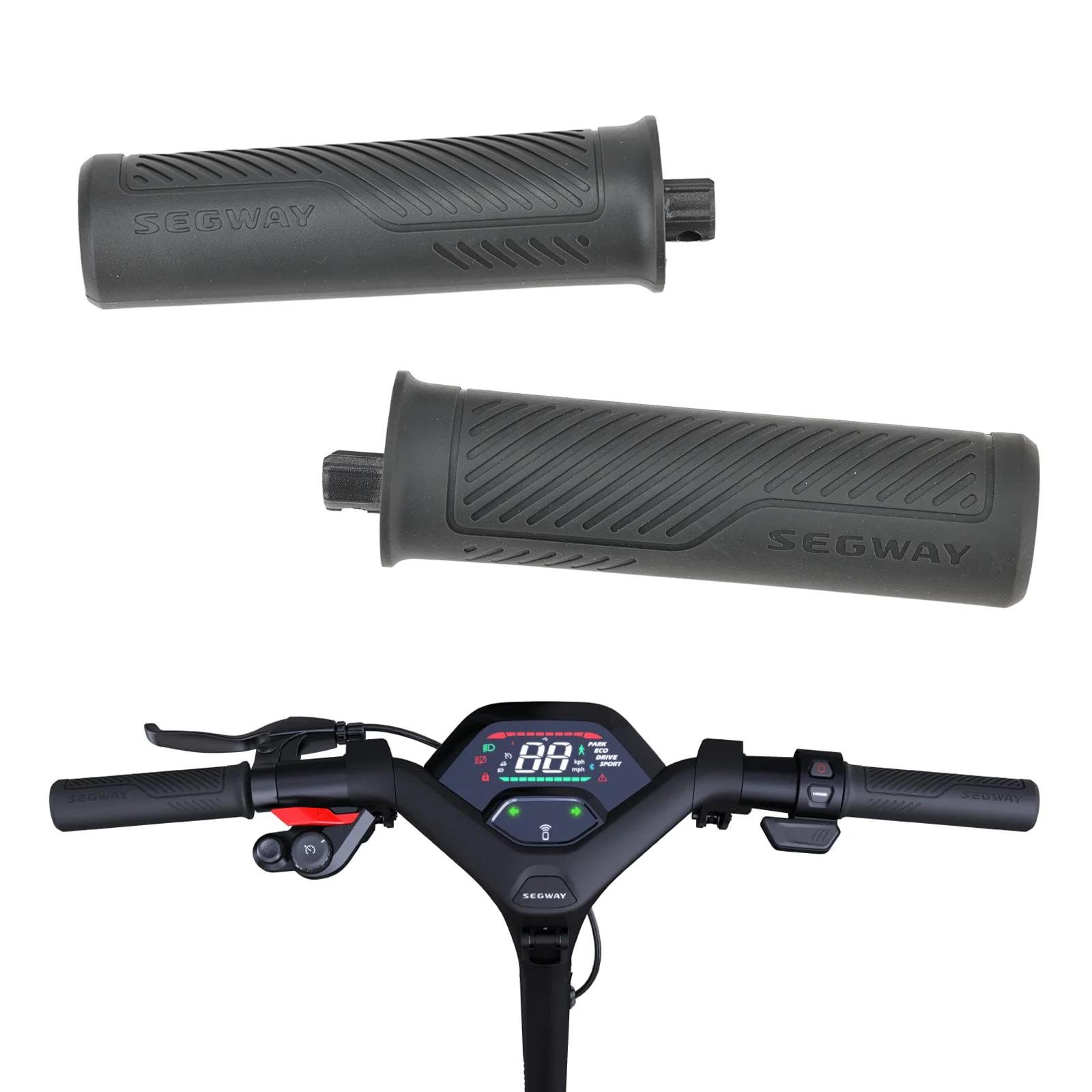 Original Handlebar Grips for Ninebot P65 P100 P100s Electric Scooter KickScooter Anti-slip Rubber Cover Left Right Handle Grip