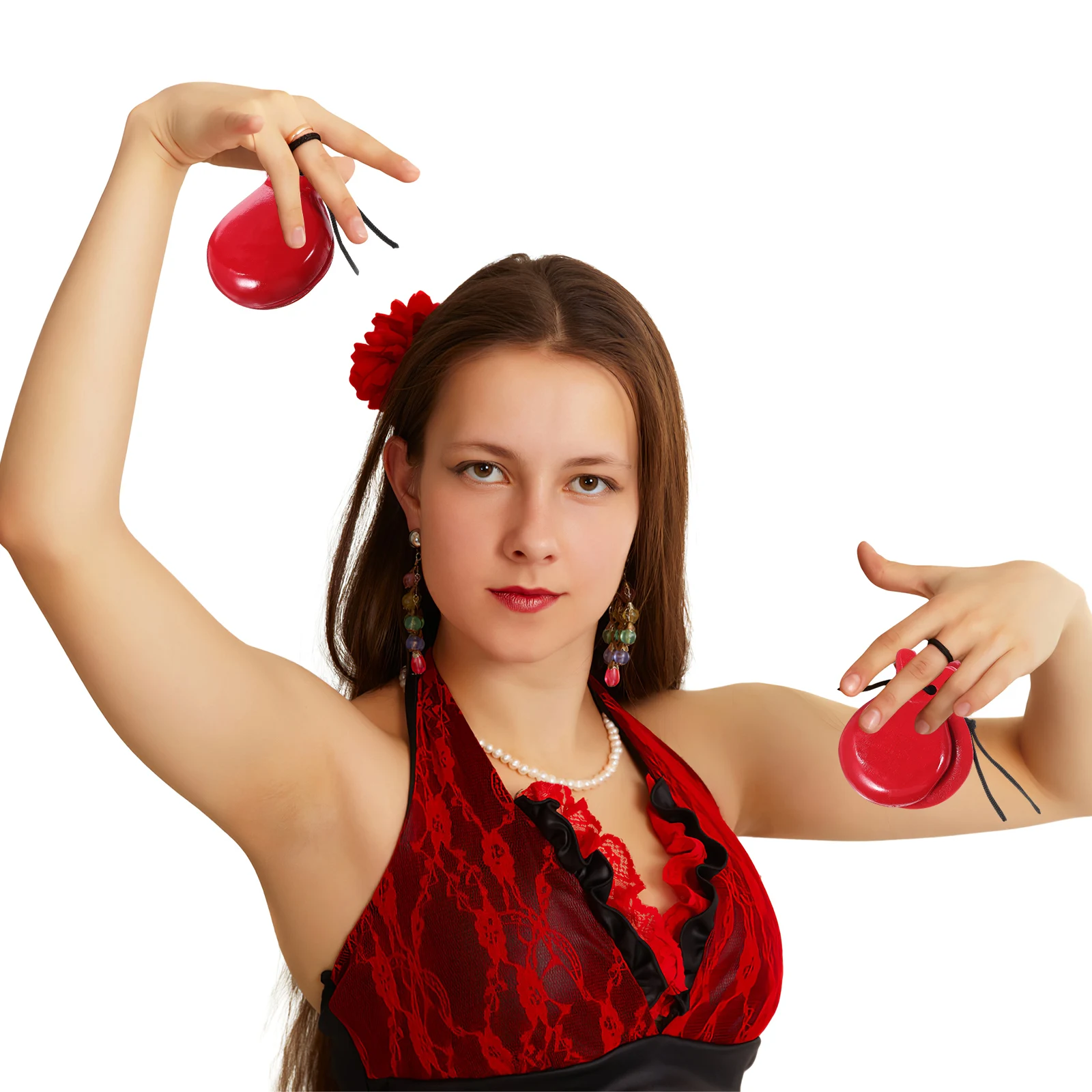 

Wood Finger Castanets Premium Wooden Percussion Musical Instruments For Kids Loud Crisp Sound Early Education Classroom