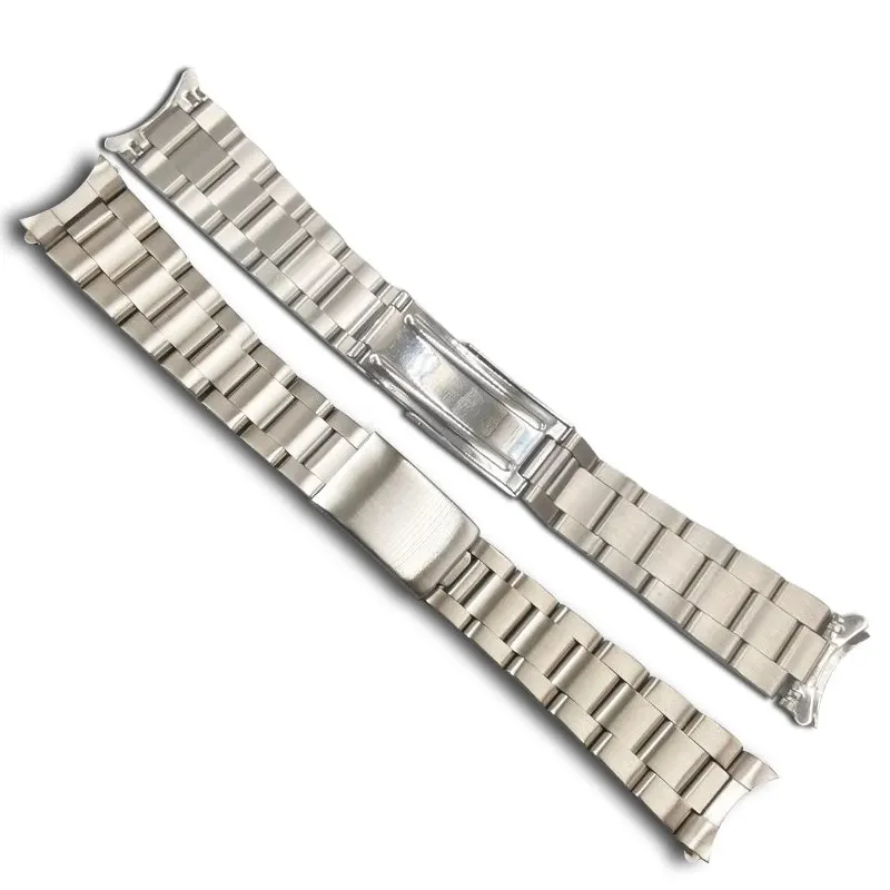 316L Stainless Steel 18mm 19mm 20mm Oyster Vintage Silver Watch Band Strap Fits for RLX 16013 16033 78350 7835 1501 5500