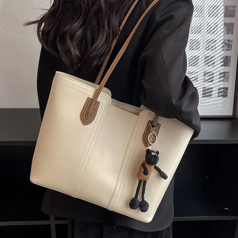 Women New Messenger Handbag Ladies PU Travel Large Capacity Commuting Tote Bags Travel Messenger Sling Shoulder Bag Hand Bolso