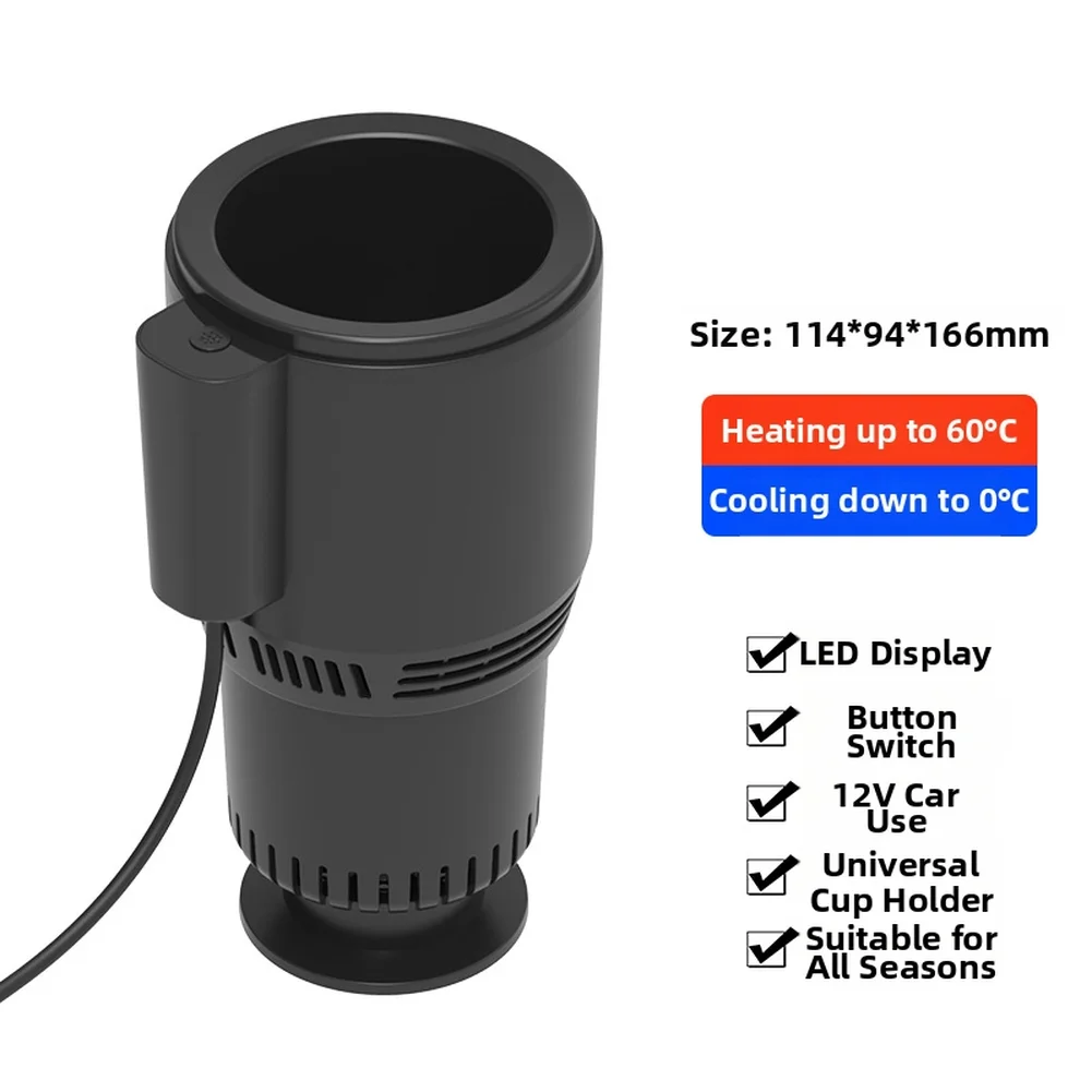 For Travel Heated Drink Holder 2-in-1 Cup Holder For Office Automotive Drink Holder Solution Easy Controls Energy Efficient