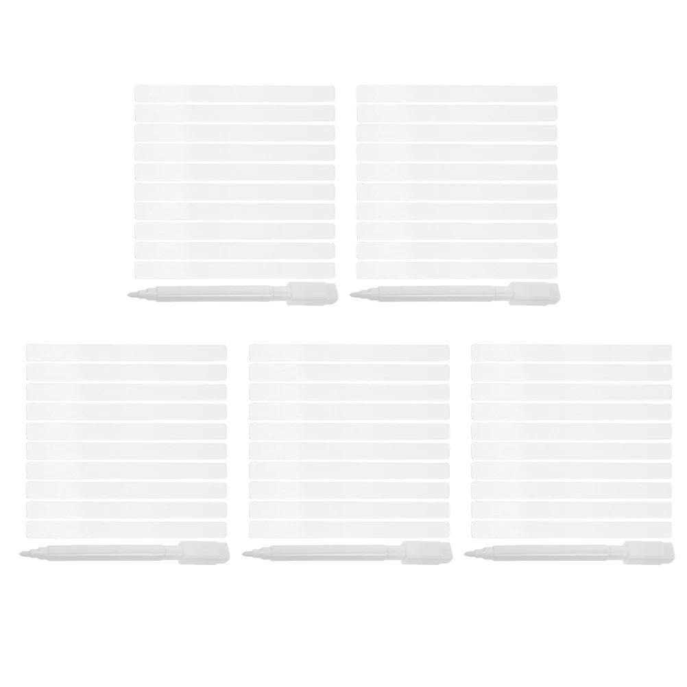 

5 set Acrylic Markers Stakes Signs Identification Weatherproof Labels Clear Stakes Outdoor Labels Diy Garden Vegetable Garden