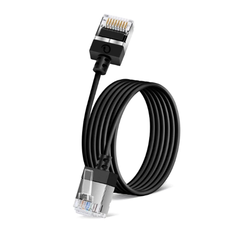 Ultra cienki kabel Ethernet Cat 6 o długości 0,5 metra, elastyczny przewód LAN RJ45 Cat 6a, kabel sieciowy Cat6 10 Gbps 550 MHz — zdjęcie produktu 6