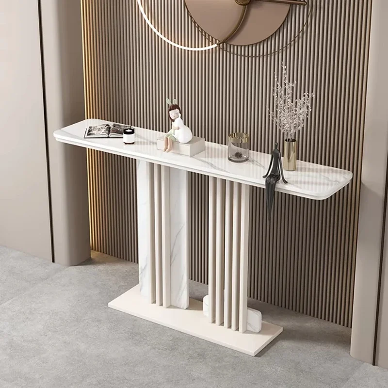 

Минималистичный модный консольный столик в скандинавском стиле для прихожей, гламурный эстетический консольный столик, мраморная роскошная мебель для дома Tisch Wohnzimer