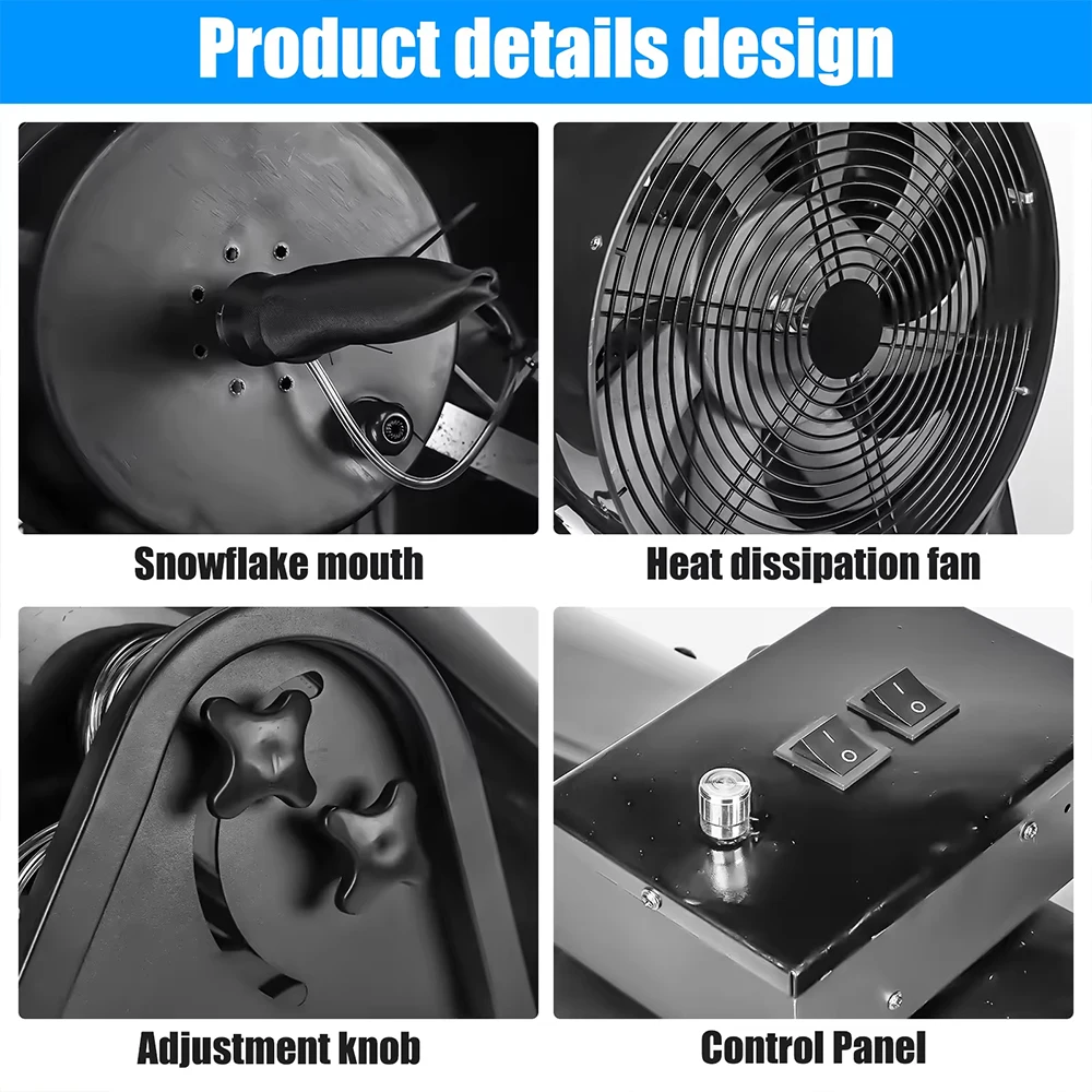 

Мощная снегогенерирующая машина с вращающейся головкой 40