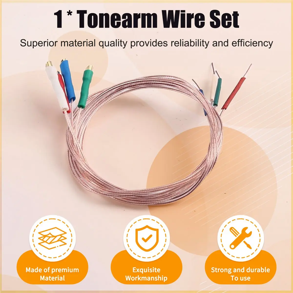 

Комплект проводов для тонарма 30AWG PERFECT CRYSTAL OCC (PCOCC) с разъемом 1.2